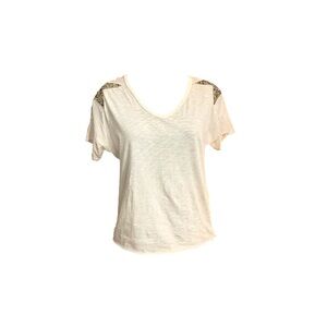 𝐂𝐀𝐒𝐀𝐓𝐈 𝐌𝐈𝐋𝐀𝐍𝐎 Italian cotton sequin/beaded star embellished tee